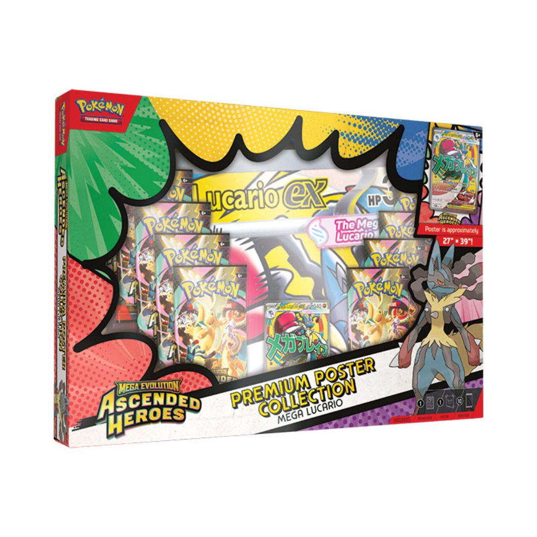 Mega Evolution—Ascended Heroes Premium Poster Collection—Mega Lucario ex