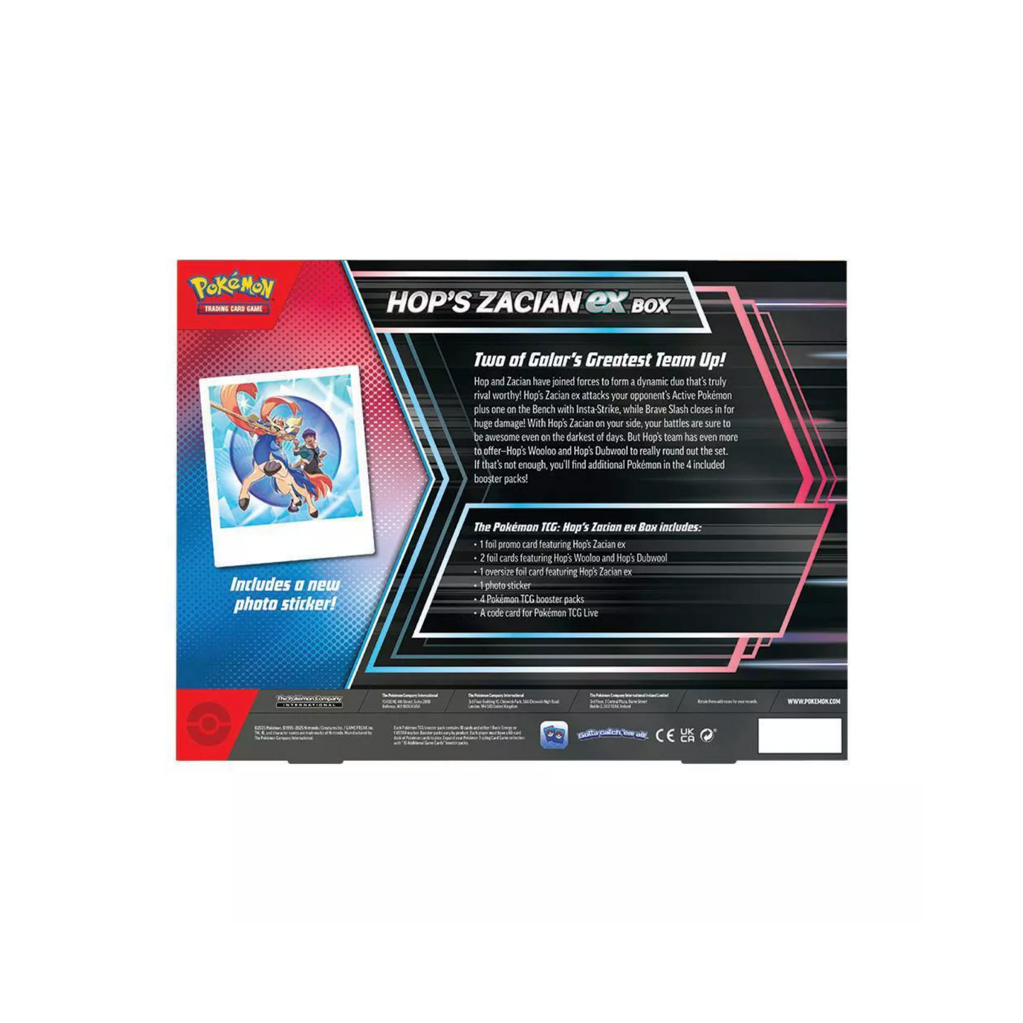 Hop’s Zacian ex Box