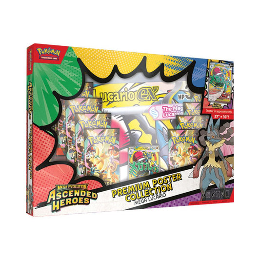Mega Evolution—Ascended Heroes Premium Poster Collection—Mega Lucario ex