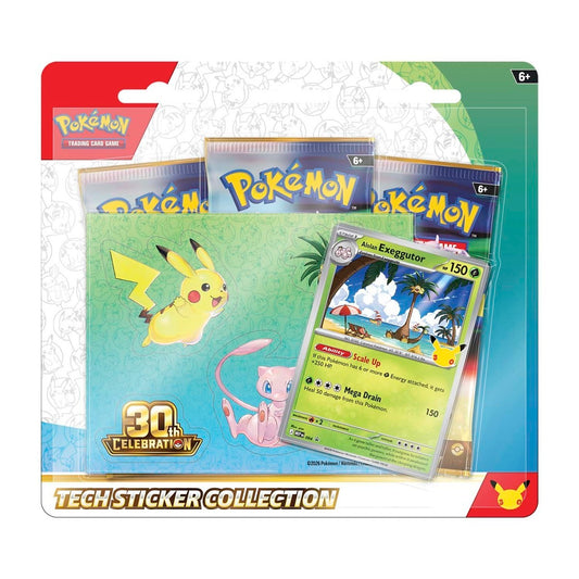 [Pre Orden] 30th Celebration Tech Sticker Collection (Alolan Exeggutor)