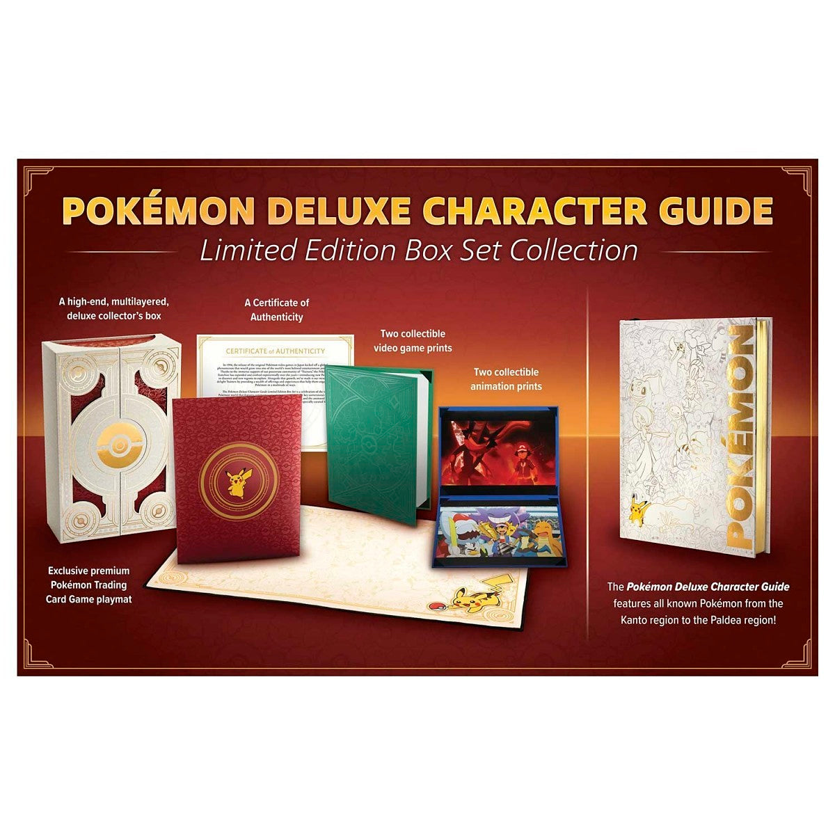 [Pre Orden] Pokémon Deluxe Character Guide Limited Edition Box Set Collection