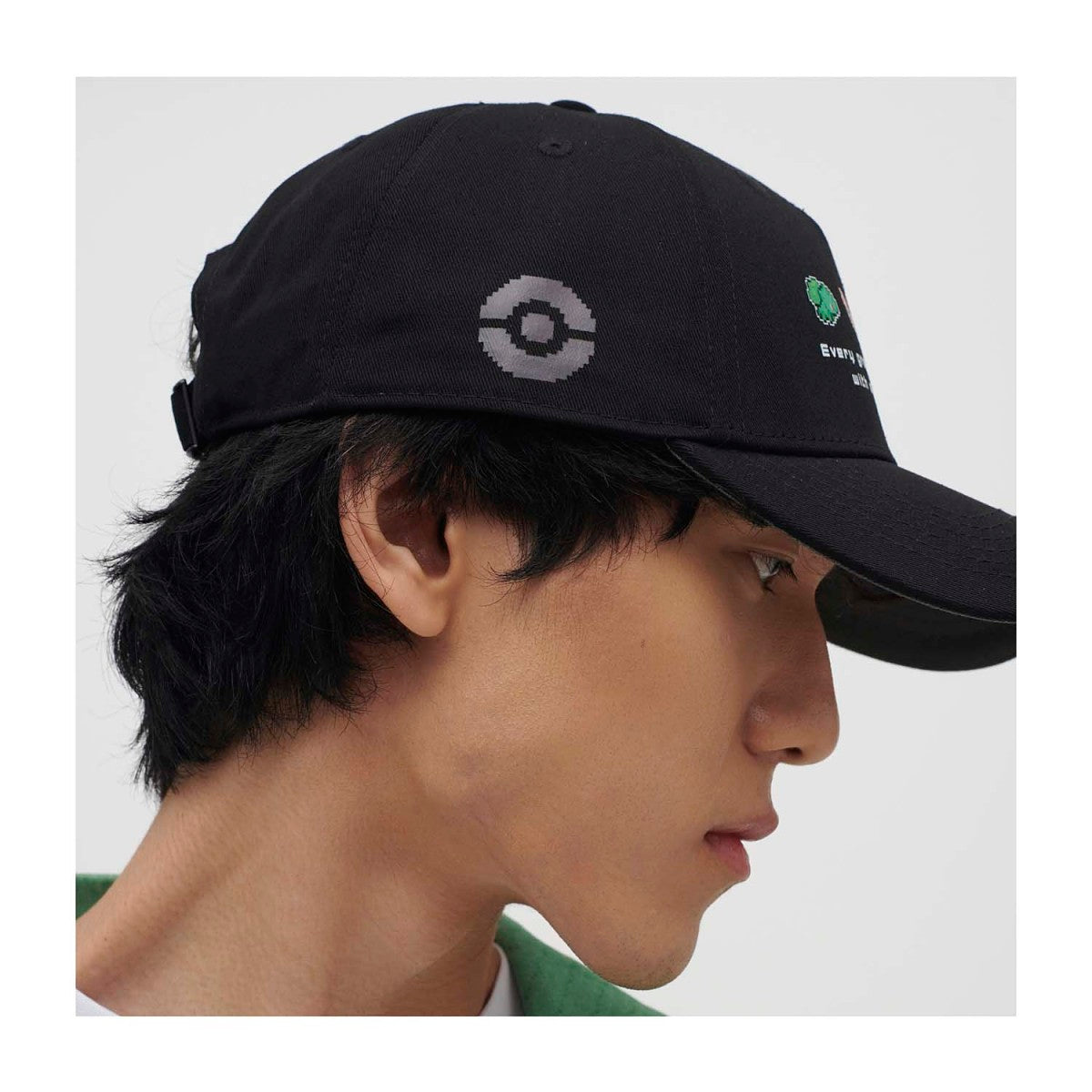 Pokémon × Dolly Noire: Pixel Kanto First Partner Pokémon Dad Hat (One Size-Adult)
