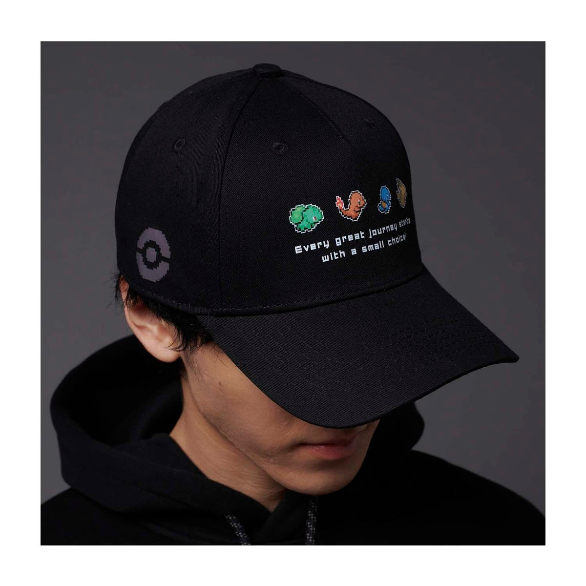 Pokémon × Dolly Noire: Pixel Kanto First Partner Pokémon Dad Hat (One Size-Adult)