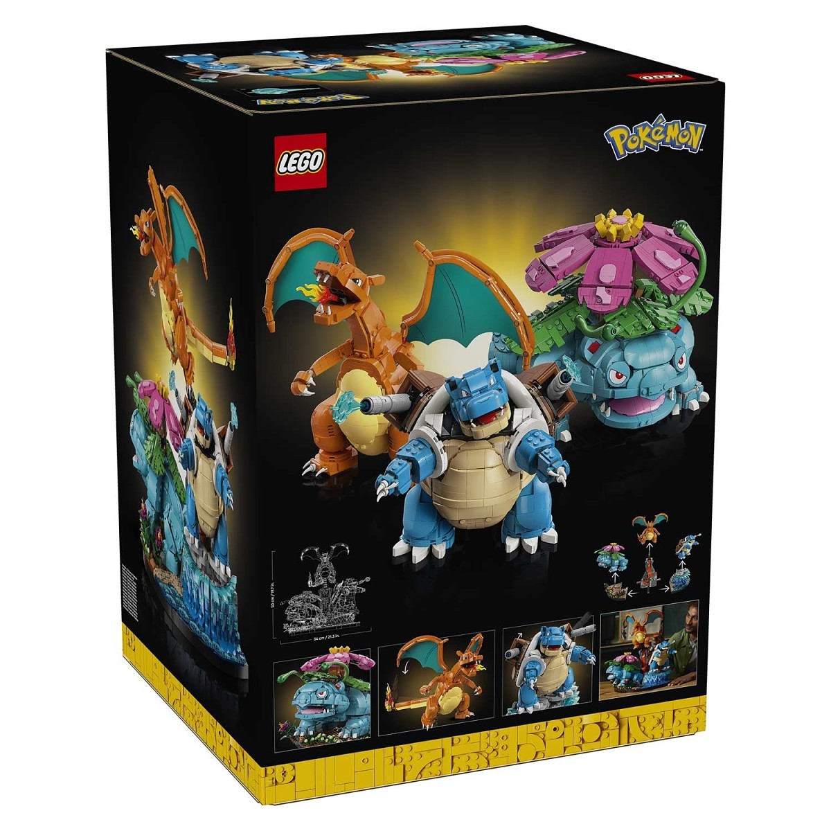 LEGO® Pokémon™ Venusaur, Charizard y Blastoise