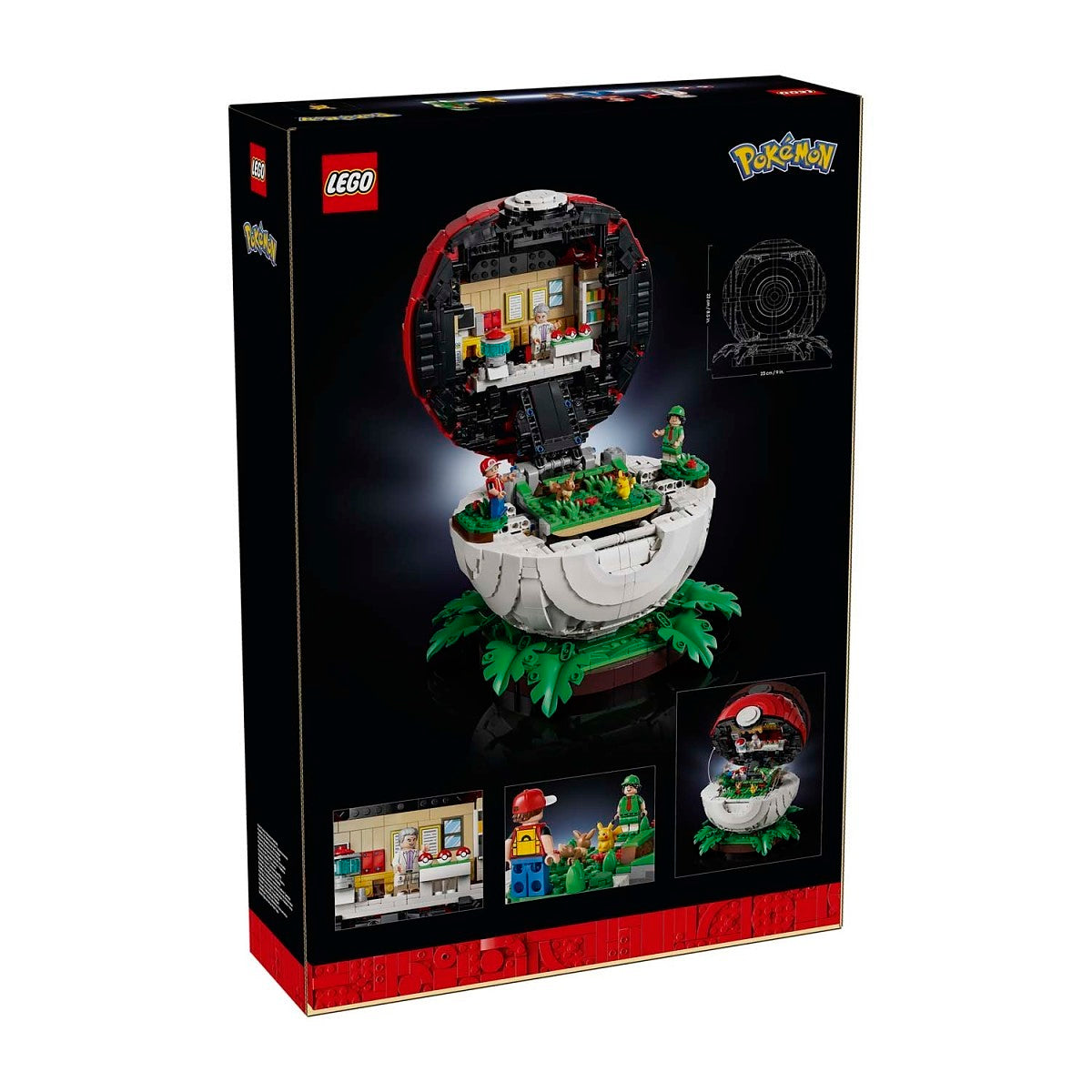 Poké Ball de LEGO® Pokémon™ Momentos de Entrenadores Icónicos