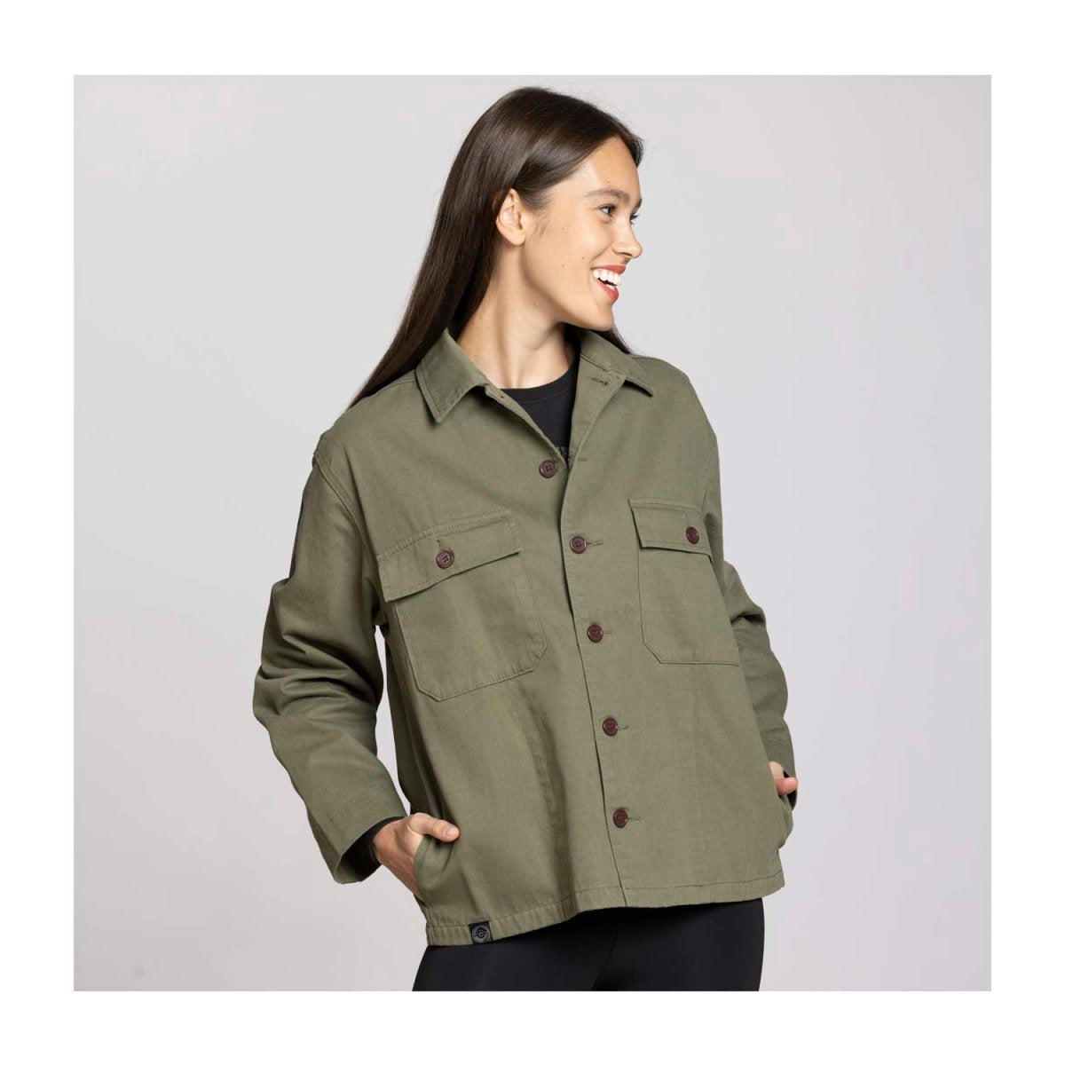 Jacket Verde de Otoño - Mujer