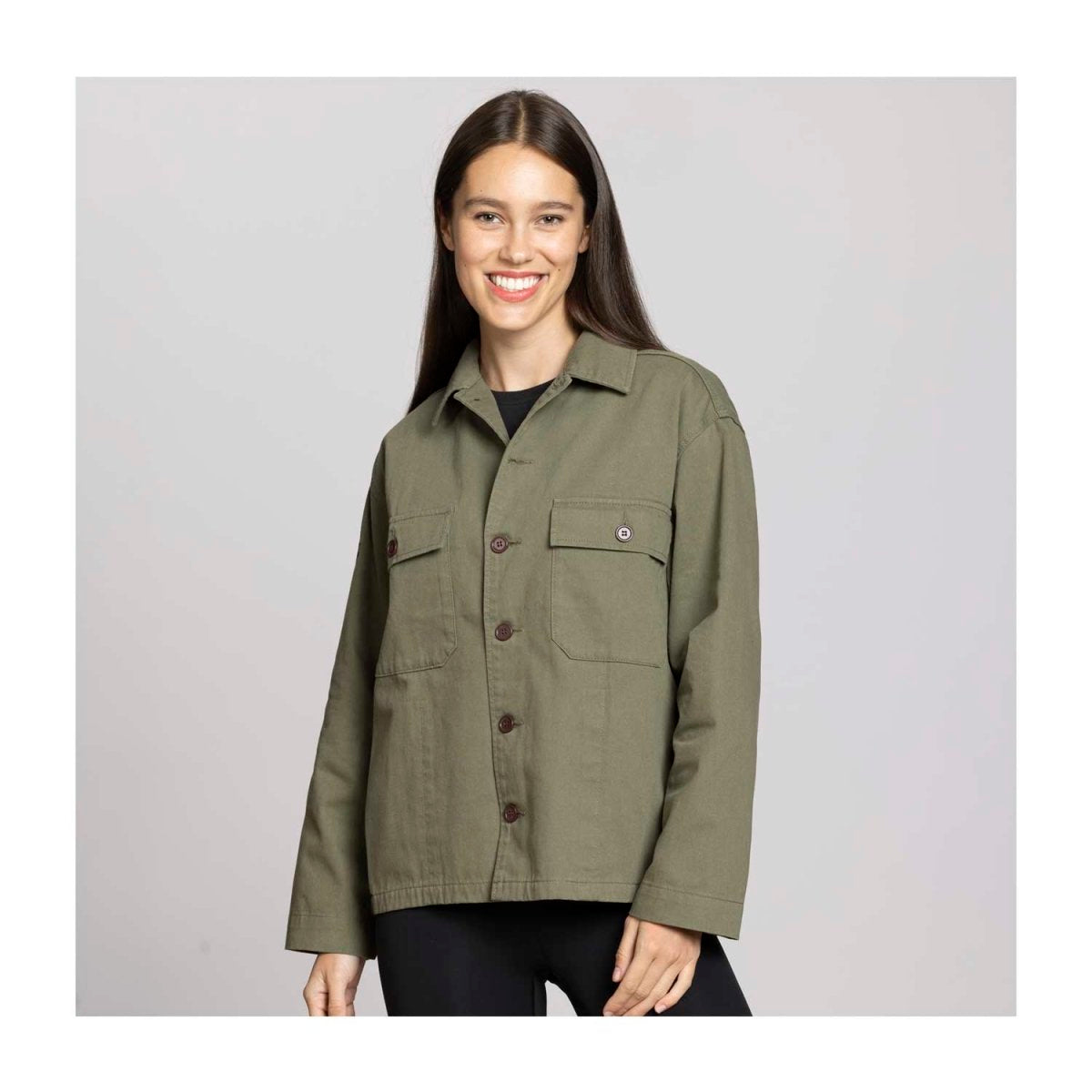 Jacket Verde de Otoño - Mujer