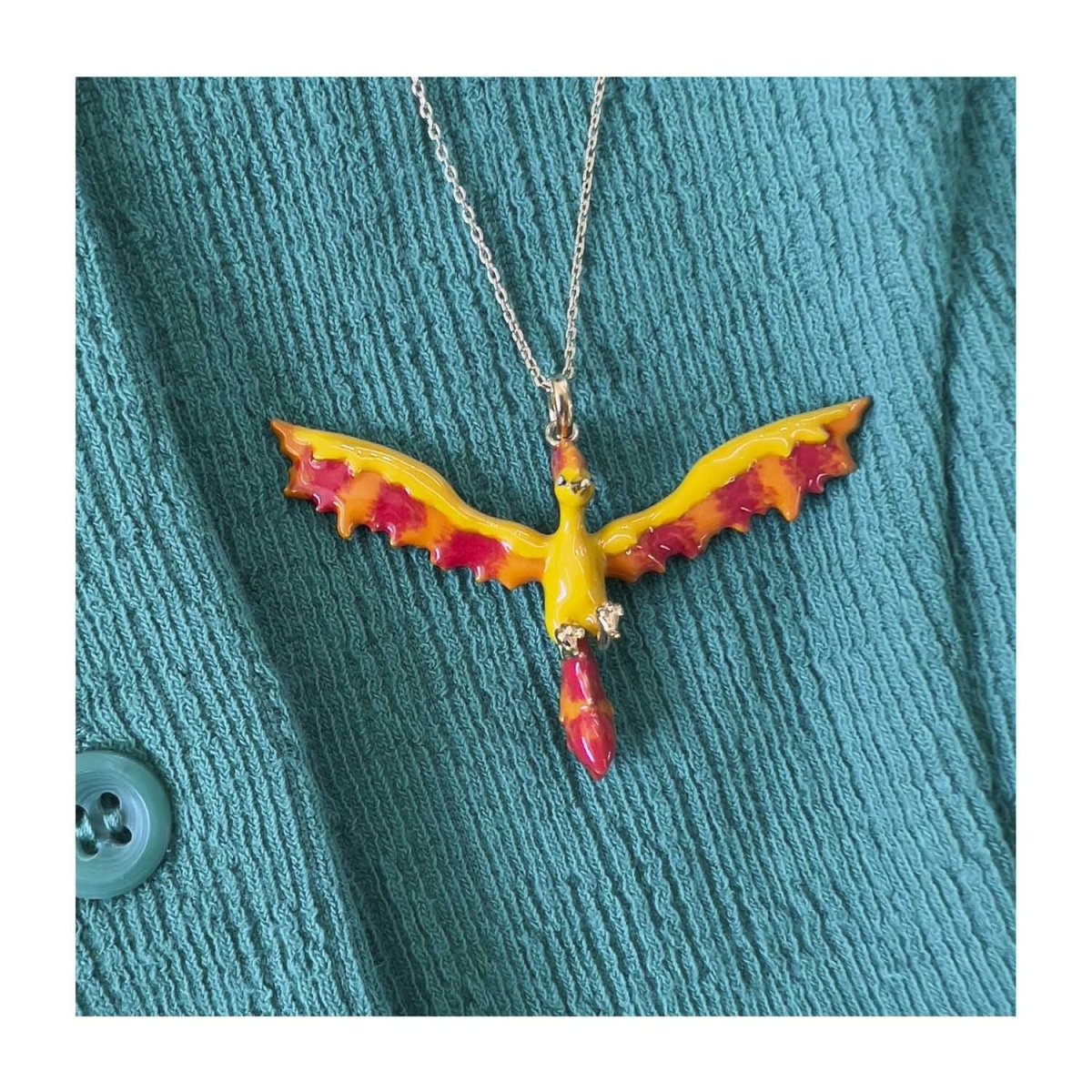 Collar con Dije de Plata Esterlina de Moltres