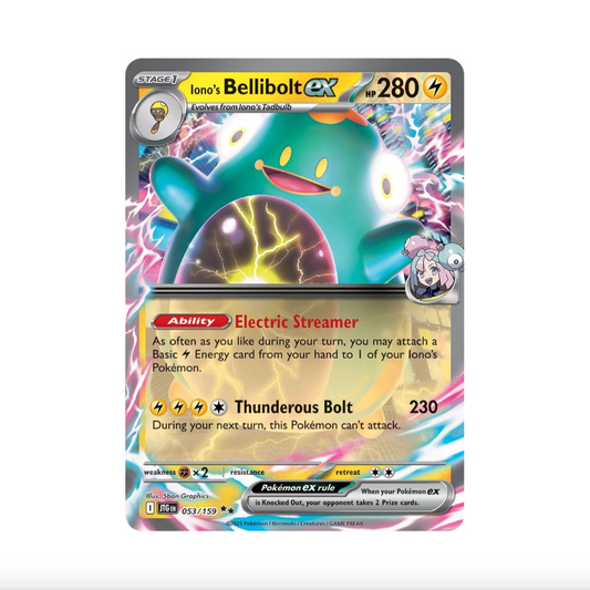 Iono's Bellibolt ex - 053/159 - SV09: Journey Together